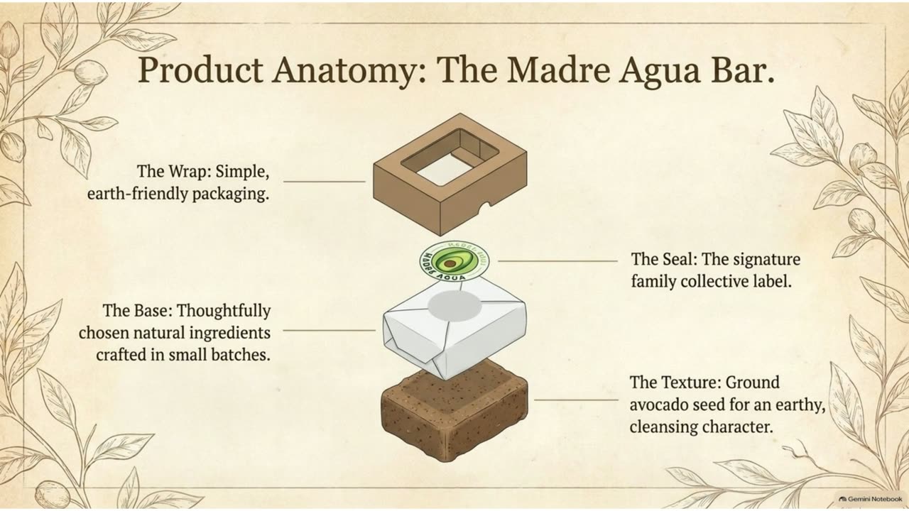 The Madre Agua Ritual film poster, Product Anatomy: The Madre Agua Bar